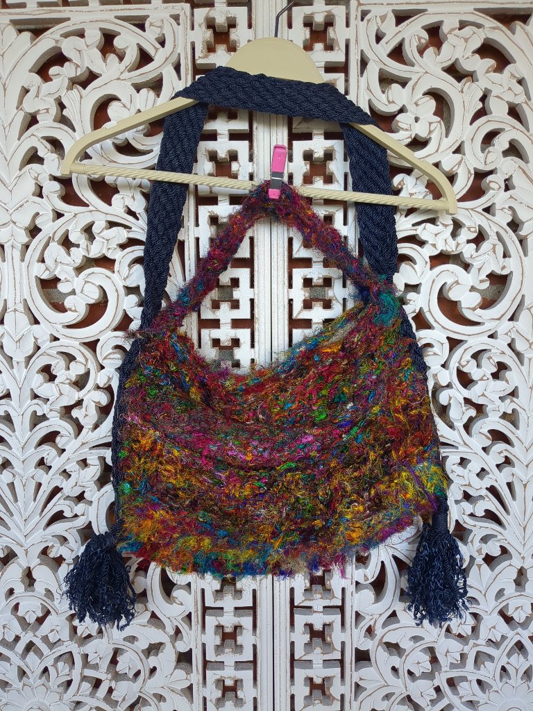 Unique Handmade Boho Knitted Purse